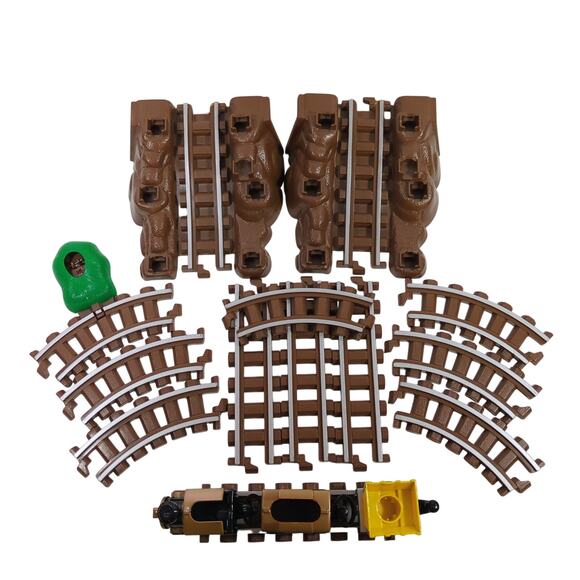2001 Lincoln Logs Original Gold Mine Express Train Set Toys R Us Instructions - Picture 1 of 4